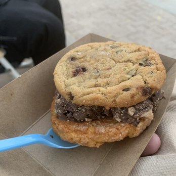 The Baked Bear Georgetown - Peanut butter chocolate chip sea salt cookie, Gooey butter cake cookie, Dark chocolate ice cream - Ice Cream & Frozen Yogurt Near Me - Georgetown, Texas The Baked Bear Georgetown - Peanut butter chocolate chip sea salt cookie, Gooey butter cake cookie, Dark chocolate ice cream - Ice Cream & Frozen Yogurt Near Me - Georgetown, Texas