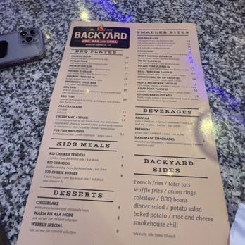 The Backyard - Barbeque Near Me - Rancho Murieta, California