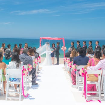 Allegro Event - Jeannie as our officiant on 6/12/14 @ Sunset Restaurant beach in Malibu, CA - Wedding Planning Near Me - Pasadena, California