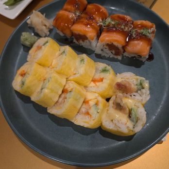 Inaka Sushi - Mango passion and monster roll - Sushi Bars Near Me - Virginia Beach, Virginia Inaka Sushi - Mango passion and monster roll - Sushi Bars Near Me - Virginia Beach, Virginia