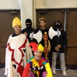 Moreland Notre Dame School - At the annual 7th grade medieval feast!