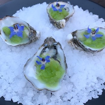 The Lark - Lime Granita Oysters - New American Near Me - Santa Barbara, California The Lark - Lime Granita Oysters - New American Near Me - Santa Barbara, California