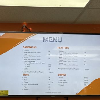 Westside Shawarma - Menu - Food Trucks Near Me - Jersey City, New Jersey
