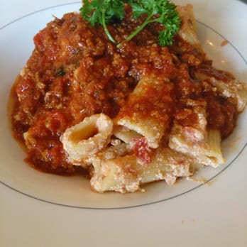 Bazzarelli - Rigatoni Bolognese with ricotta - Italian Near Me - Moonachie, New Jersey Bazzarelli - Rigatoni Bolognese with ricotta - Italian Near Me - Moonachie, New Jersey