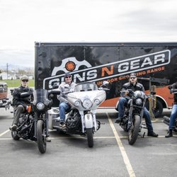 Guns N Gear - A few of the boys at the Idaho motorcycle safety ride.