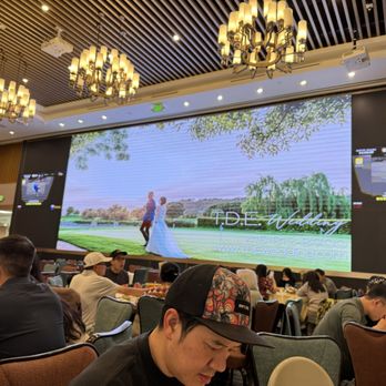 HL Peninsula Restaurant - Huge screen - Dim Sum Near Me - Milpitas, California