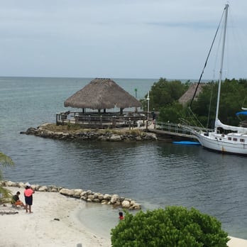 Key West Aqua Lodge - View of the Tiki from the Clubhouse - Hotels Near Me - Key West, Florida Key West Aqua Lodge - View of the Tiki from the Clubhouse - Hotels Near Me - Key West, Florida