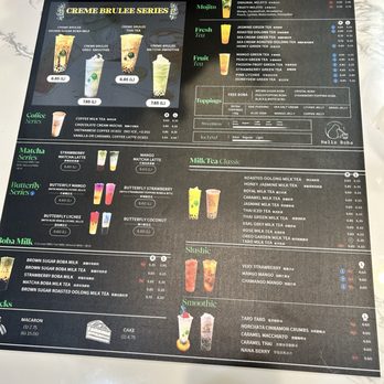Hello Boba - Menu 7/2025 - Coffee & Tea Near Me - El Monte, California
