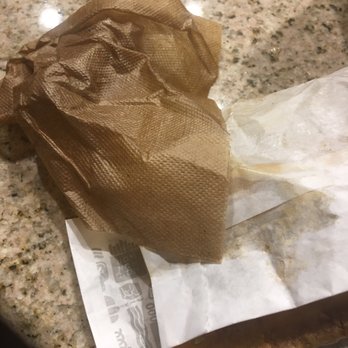 Jack in the Box - Saturated napkin from the grease. - Fast Food Near Me - Livermore, California