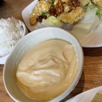 East Hana Metuchen - White sauce on the side for Shrimp Walnut - Sushi Bars Near Me - Metuchen, New Jersey East Hana Metuchen - White sauce on the side for Shrimp Walnut - Sushi Bars Near Me - Metuchen, New Jersey