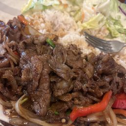Mongolian beef Mongolian beef