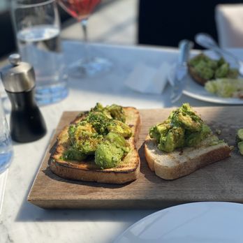 RH Rooftop Restaurant at RH Dallas - Avocado toast (comes w side of boiled egg) - American Near Me - Dallas, Texas RH Rooftop Restaurant at RH Dallas - Avocado toast (comes w side of boiled egg) - American Near Me - Dallas, Texas