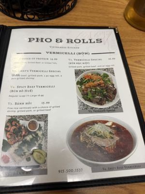 Menu photo 6 Pho & Rolls El Paso, TX Menu photo 6 Pho & Rolls El Paso, TX