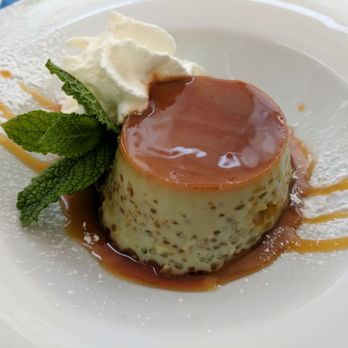 Dalt Vila - Crème Catalan = flan with tapioca(?). Right amount of sweetness. Rating: Good. - Seafood Near Me - Eivissa, PM Dalt Vila - Crème Catalan = flan with tapioca(?). Right amount of sweetness. Rating: Good. - Seafood Near Me - Eivissa, PM