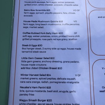 Alder & Sage - Menu - Breakfast & Brunch Near Me - Long Beach, California