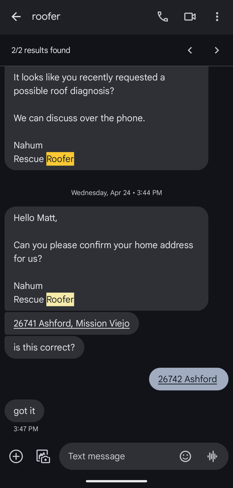 Slide of Rescue Roofer