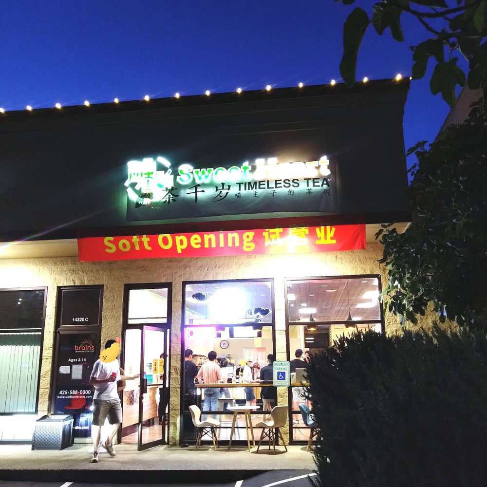 Timeless Tea - Soft opening crowd at 10pm - Bubble Tea Near Me - Bellevue, Washington Timeless Tea - Soft opening crowd at 10pm - Bubble Tea Near Me - Bellevue, Washington