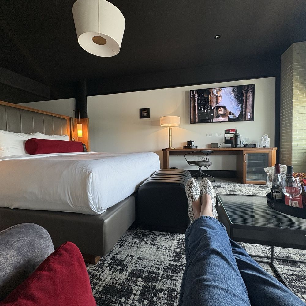 This hotel is beautiful.  The rooms are very nice and even the smallest room is spacious.
