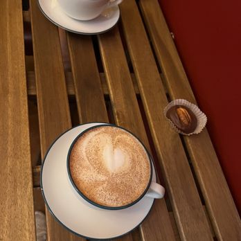 Mildfire Coffee Roasters - two cups of coffee on a wooden table - Coffee & Tea Near Me - San Antonio, Texas