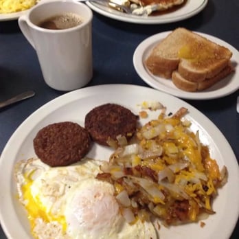 The Gold Rush Cafe - Eggs over medium hash browns and veggie sausage - Breakfast & Brunch Near Me - Dallas, Texas The Gold Rush Cafe - Eggs over medium hash browns and veggie sausage - Breakfast & Brunch Near Me - Dallas, Texas