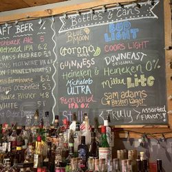 The Publyk House - Beer menu even written with each brand font!