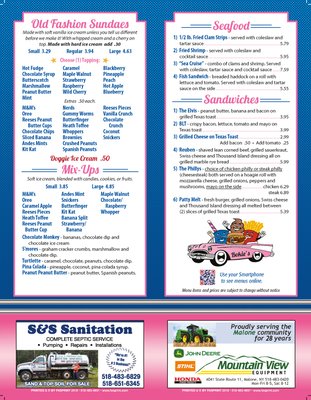 Menu photo 6 Bokies Drive In Malone, NY