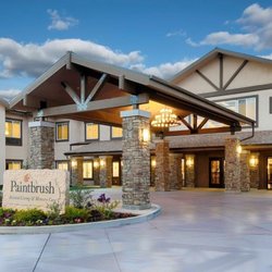 Paintbrush Assisted Living and Memory Care - Our covered front entry welcomes all who enter.