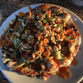 Cafe Brule - Thai chicken pizza. Yum. - Coffee & Tea Near Me - Vermillion, South Dakota
