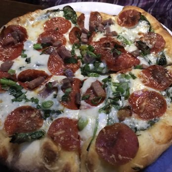 Oggi's - The Hog Wild - With prosciutto and garlic oil on top, this pizza went a long way in taste and style versus everything else on the table. - Pizza Near Me - Encinitas, California