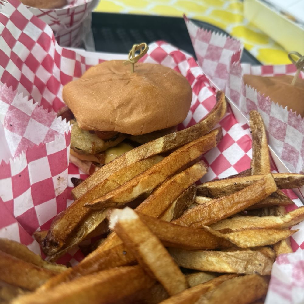 Neon Moon - Burger and fries - Burgers Near Me - Mountainburg, Arkansas