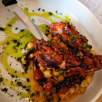 Sailor Oyster Bar - octopus- sous vide & torched, zarandeado, chickpeas. - Seafood Near Me - Annapolis, Maryland