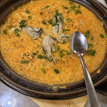 Boiling BeiJing - 金汤蟹皇生蚝炖蛋《虾汤慢炖，融合蟹香和生蚝的鲜味) (Golden Crab Roe Egg Custard with Oyster) 22.95 - Chinese Near Me - San Bruno, California
