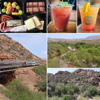 Verde Canyon Railroad - Snack box / Bloody Mary / Tequila Sunrise / views from the train ride. - Tours Near Me - Clarkdale, Arizona Verde Canyon Railroad - Snack box / Bloody Mary / Tequila Sunrise / views from the train ride. - Tours Near Me - Clarkdale, Arizona
