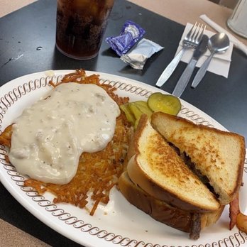 Waffle House - Texas Bacon Cheesesteak Melt - American Near Me - Northport, Alabama Waffle House - Texas Bacon Cheesesteak Melt - American Near Me - Northport, Alabama