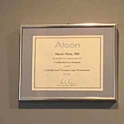 Mario C Mota, MD, PC - Certificate