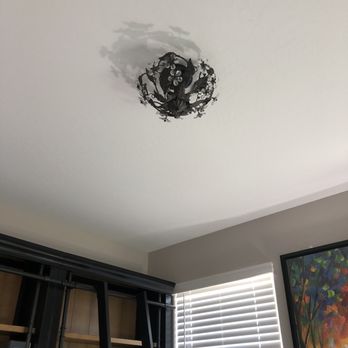 Watt-Up Electric - Semi-flush light with super annoying light bulb locations in the office. - Electricians Near Me Watt-Up Electric - Semi-flush light with super annoying light bulb locations in the office. - Electricians Near Me