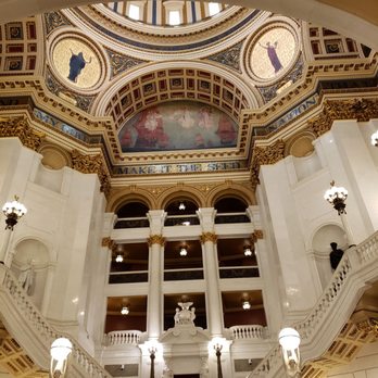 Capitol Building - View in Rotunda - Landmarks & Historical Buildings Near Me - Harrisburg, Pennsylvania