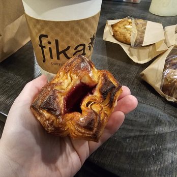 Fika - Kouign Aman - delicious!! Crispy on top, soft and moist throughout, delicious freshmade jam inside. Frickin tasty! - Bakeries Near Me - Puyallup, Washington