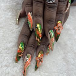 AVI Nail Spa - celebrating fall in football season