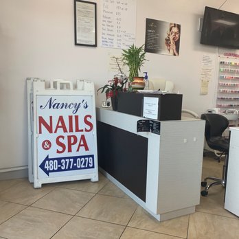 Nancy's Nails Tempe - Hand written menu? - Nail Salons Near Me - Tempe, Arizona