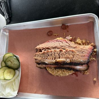 Brisket & Rice - Brisket with BBQ rice - Barbeque Near Me - Houston, Texas Brisket & Rice - Brisket with BBQ rice - Barbeque Near Me - Houston, Texas