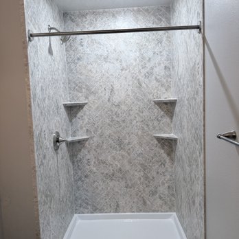 Mad City Windows & Baths of Madison - Crooked shower rod. Walls are not right - Windows Installation Near Me - Madison, Wisconsin Mad City Windows & Baths of Madison - Crooked shower rod. Walls are not right - Windows Installation Near Me - Madison, Wisconsin