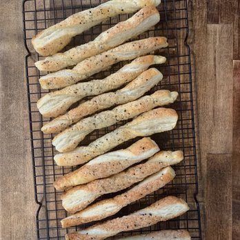 Zingerman's Bakehouse - Parmesan and pepper cheese sticks from the puff pastry class. - Bakeries Near Me - Ann Arbor, Michigan Zingerman's Bakehouse - Parmesan and pepper cheese sticks from the puff pastry class. - Bakeries Near Me - Ann Arbor, Michigan