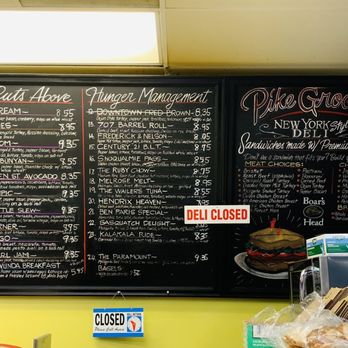 Pike Grocery - Sandwich menu - Grocery Near Me - Seattle, Washington