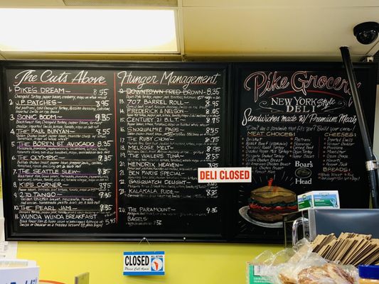 Menu photo 1 Pike Grocery Seattle, WA