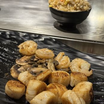 Encore Teppan - Scallops Meal w/ Chicken Fried Rice - Teppanyaki Near Me - Diamond Bar, California