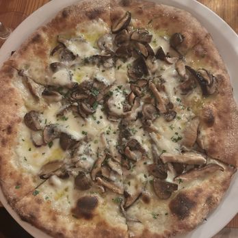 Pizzeria Toro - Cremini Mushrooms White Pizza - Pizza Near Me - Durham, North Carolina Pizzeria Toro - Cremini Mushrooms White Pizza - Pizza Near Me - Durham, North Carolina