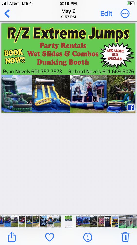 R/Z EXTREME JUMPS, AND WATER SLIDE Brookhaven, Mississippi Bounce