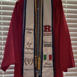 Coastline Custom Embroidery - Graduation Stole