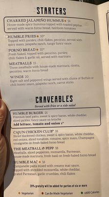 Menu photo 6 Humble Pie Phoenix, AZ Menu photo 6 Humble Pie Phoenix, AZ